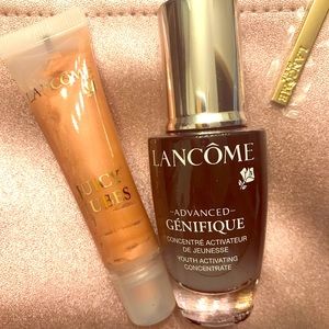 Lancôme youth activator, gloss, and bag